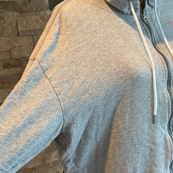 G-Star Lalja HDD zip SW Dress gray sweatshirt long line hood zip close RAW - Picture 4 of 16